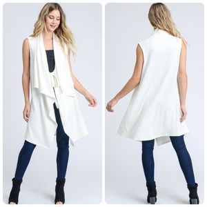 Ivory Long Duster Cardigan